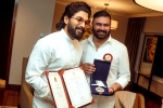 Allu Arjun breaking news, Allu Arjun news, allu arjun celebrates receiving national award, National awards 2023