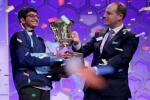 Karthik Nemmani, Spelling Bee 2018, indian american wins scripps national spelling bee 2018, Scripps national spelling bee