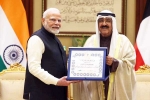 Narendra Modi, Narendra Modi Kuwait honour, narendra modi gets kuwait s highest honour, Gulf