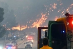 Los Angeles Wildfire news, Los Angeles Wildfire latest, new wildfire erupts near los angeles, Firefighters