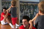 Novak Djokovic a Devotee of Lord Krishna, Novak Djokovic a Devotee of Lord Krishna, is tennis star novak djokovic a devotee of lord krishna this viral pic with his kids is a proof, Novak djokovic