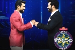 Evaru Meelo Koteeswarulu TRP, NTR, ram charan and ntr offer a treat through evaru meelo koteeswarulu, Double dose