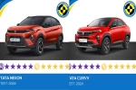 Tata Nexon and Curvv breaking, Tata Nexon and Curvv safety, tata nexon and curvv score 5 stars in bharat ncap crash tests, Trains